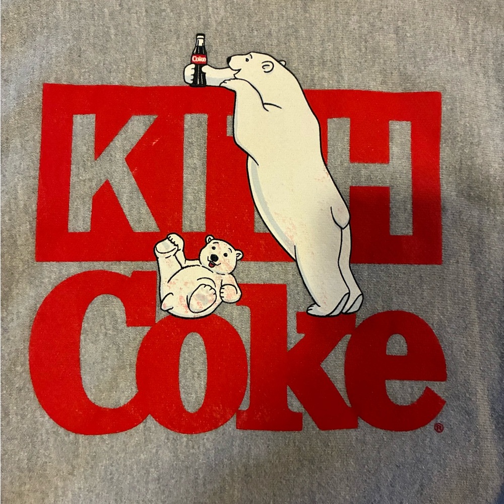 Kith x Coca-Cola - Men’s Red and Gray Sweatshirt XL - Picture 2 of 5
